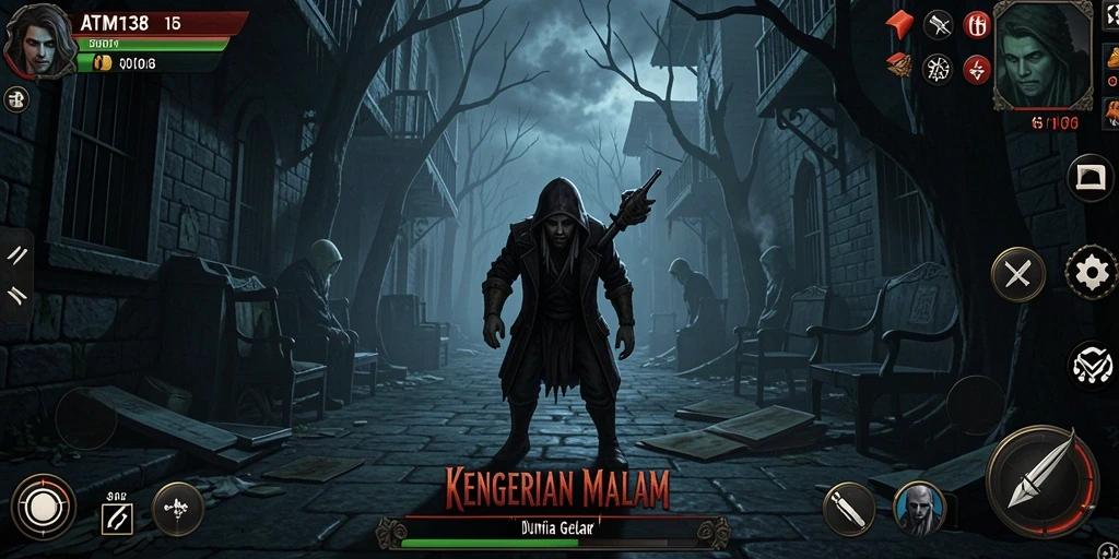Tampilan gameplay seram dan mendebarkan dari ATM138.