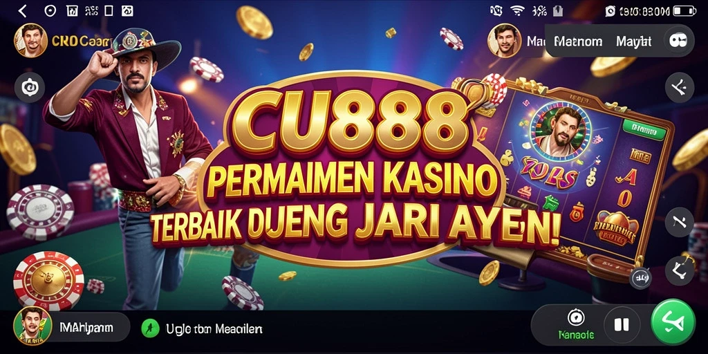 Screenshot CU888 menampilkan gameplay kasino yang menarik dan mendebarkan.