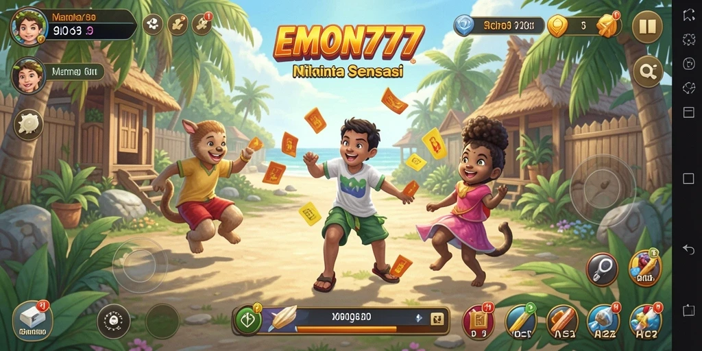 Screenshot gameplay EMON777 menampilkan pengalaman bermain yang menghibur dan santai.