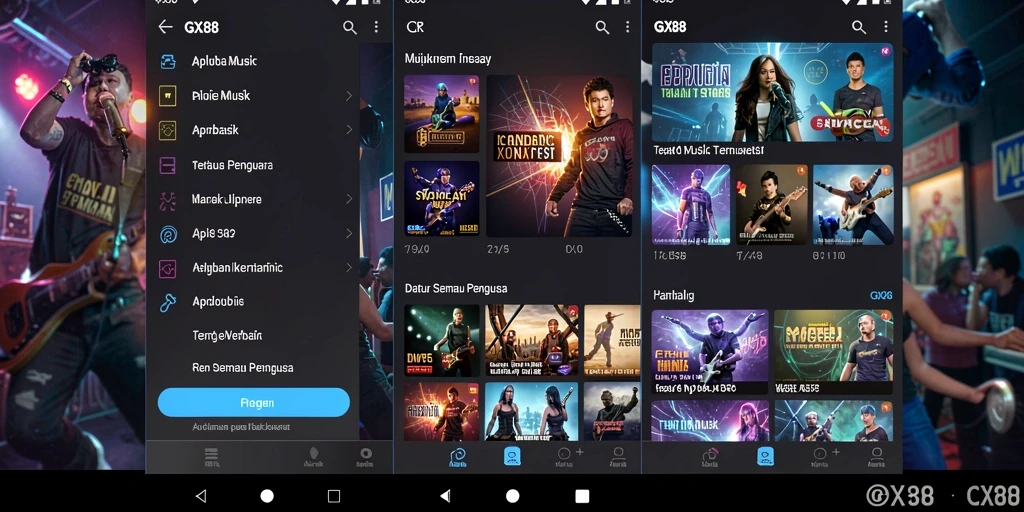 Tampilan gameplay GX88 yang interaktif dan penuh warna.