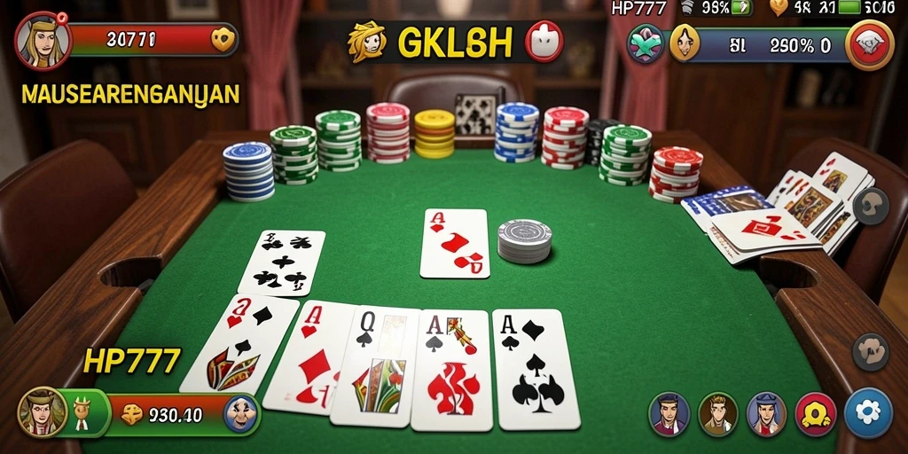 Tampilan gameplay HP777 yang seru dan menantang.