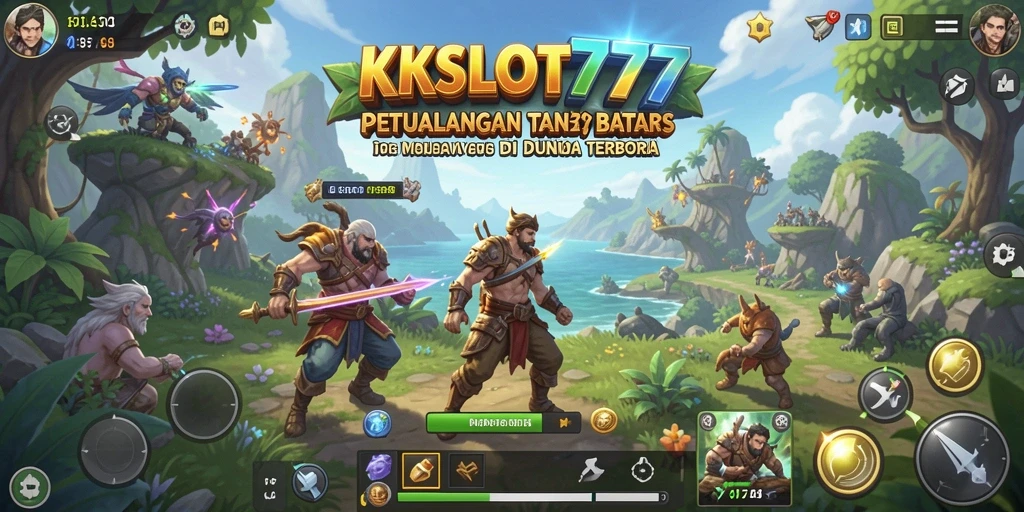 Gameplay seru KKSLOT777 di dunia terbuka yang luas.