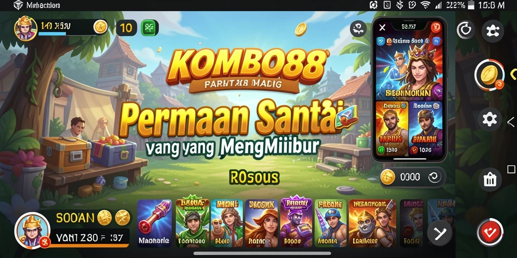 Tampilan seru gameplay KOMBO88 yang menghibur dan menarik.