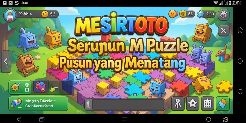 Gameplay <strong>MESIRTOTO</strong> yang menarik dengan puzzle menantang.