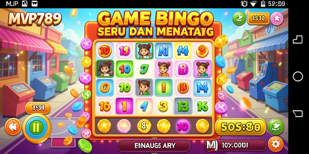Tampilan gameplay Bingo yang seru dan menarik di MVP789.