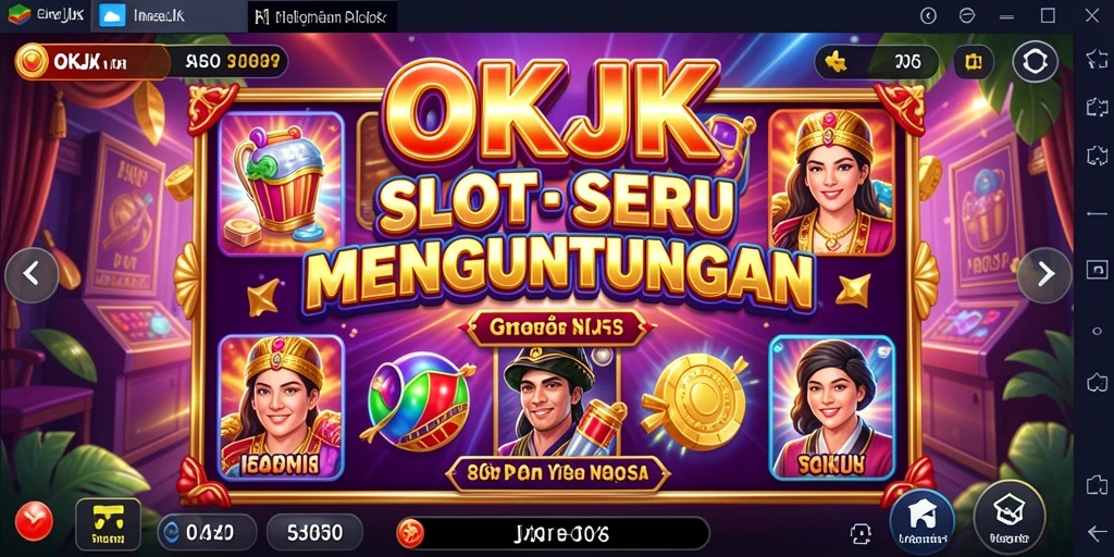 Screenshot gameplay Slot OKJK yang menarik dan seru.