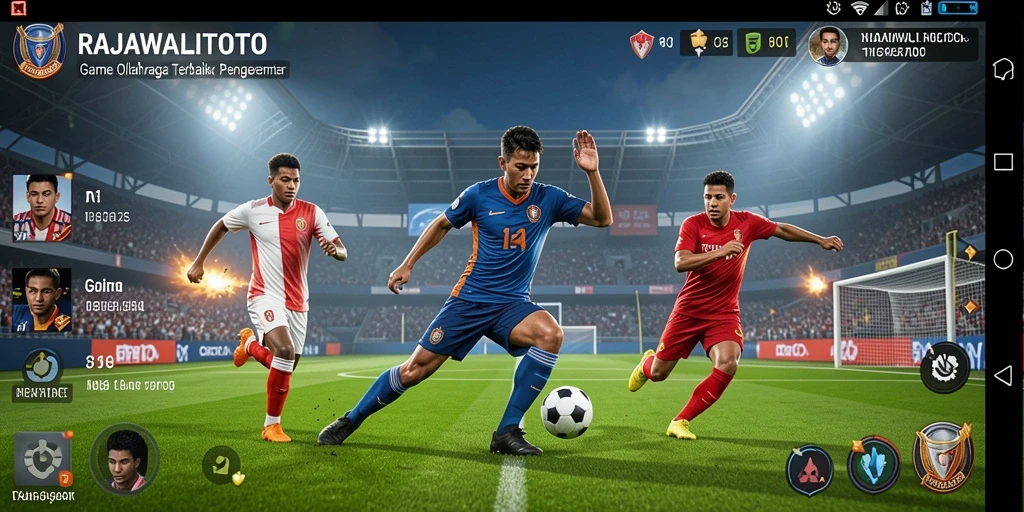 Tampilan screenshots yang menunjukkan keseruan gameplay olahraga RAJAWALITOTO.
