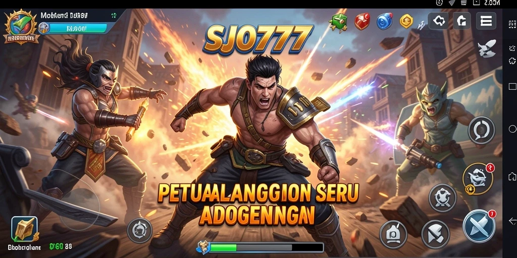 Gameplay seru dengan banyak aksi dan pertempuran menarik.