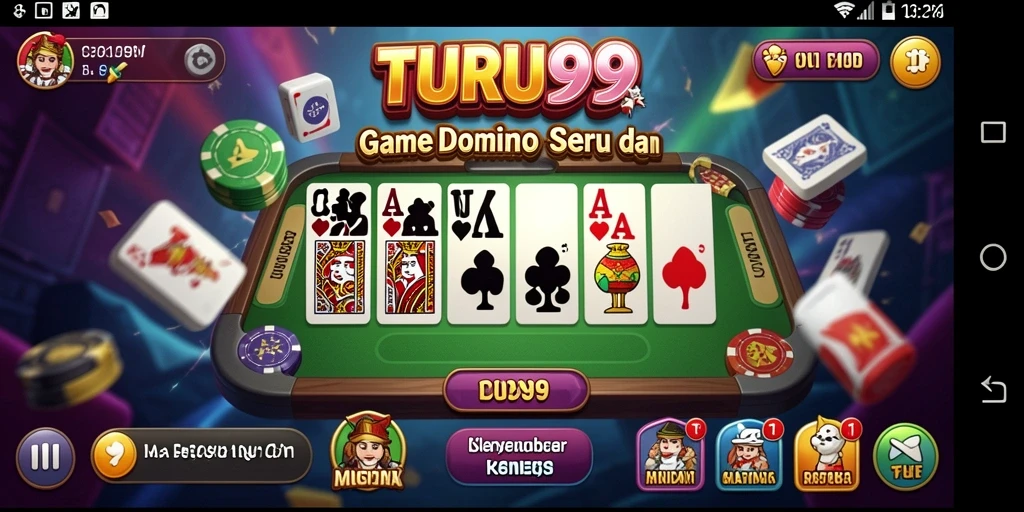 Tampilan gameplay TURU99 yang menarik dan interaktif.
