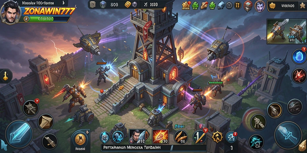 Gameplay menegangkan dengan menara yang kuat di ZONAWIN777.